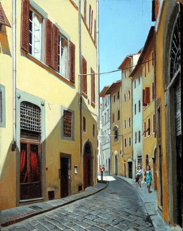 Original Fine Art Cities Paintings by Renato Chiarabini