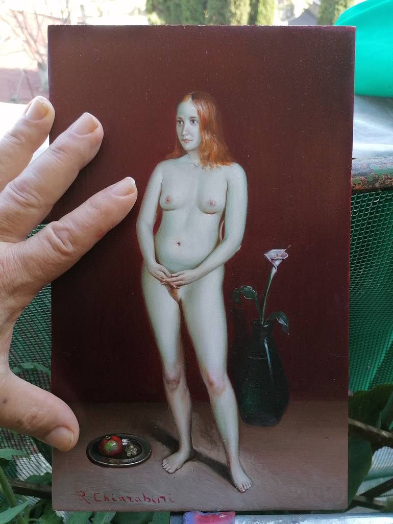 Original Other Nude Painting by Renato Chiarabini