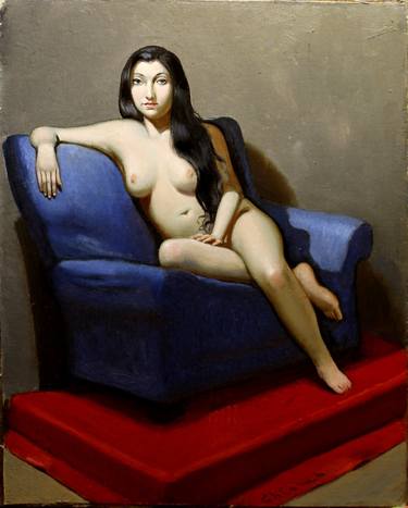 Original Nude Paintings by Renato Chiarabini