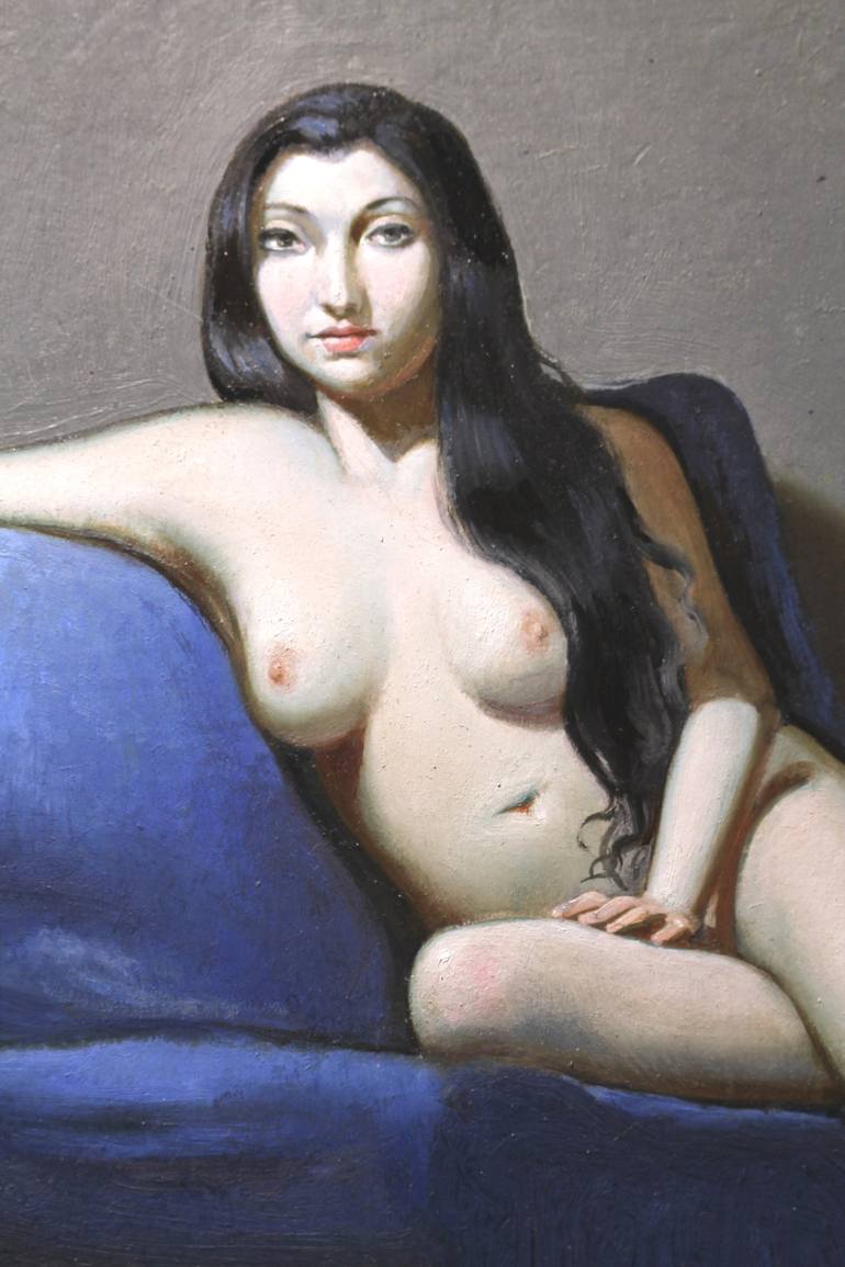 Original Nude Painting by Renato Chiarabini