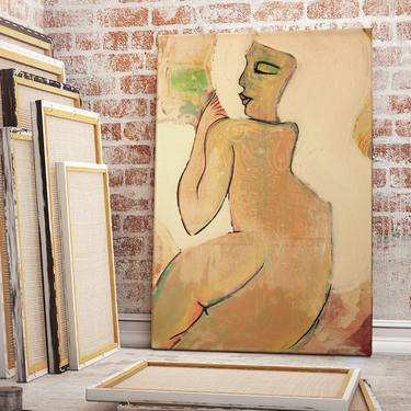 Original Expressionism Women Paintings by Teun Buma