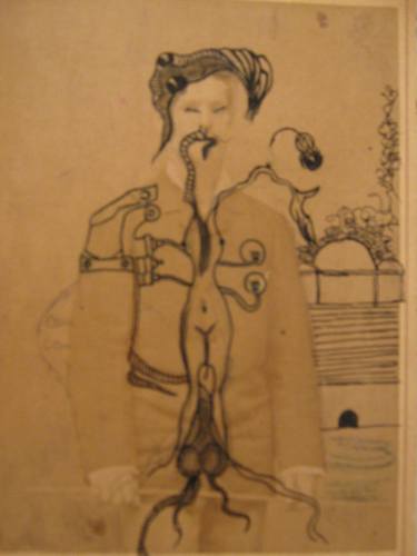 Original Fine Art Abstract Drawing by Priyanka Katara