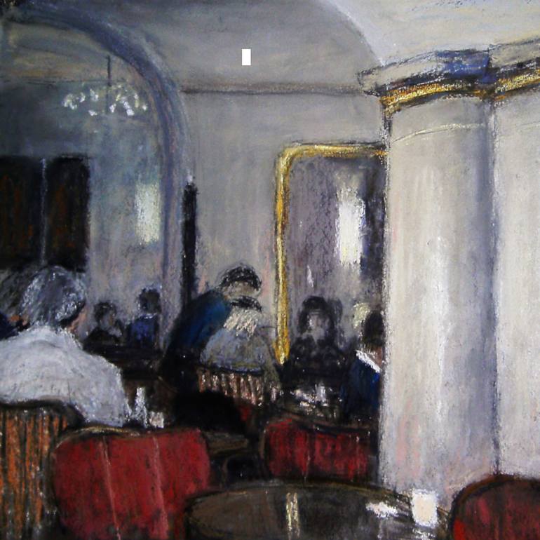 Original Impressionism Interiors Painting by Hans Hehl