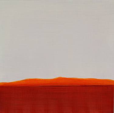 Saatchi Art Artist Leora Armstrong; Paintings, “Burnt Orange Field July 28th 2016” #art