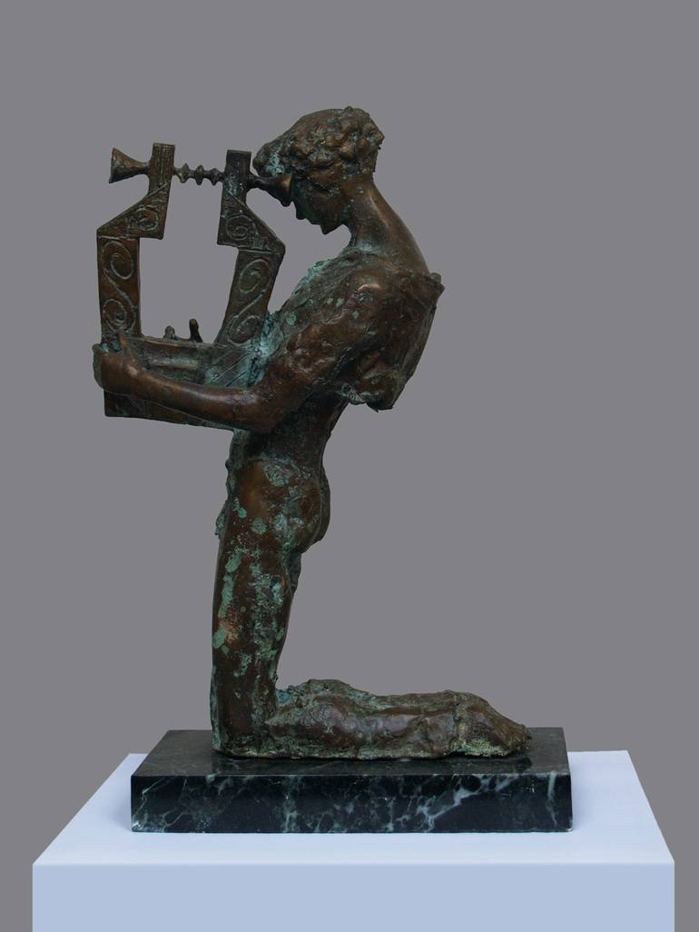 Original Art Deco Classical mythology Sculpture by Atanas Atanasov