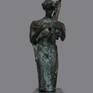 The sculpture is inspired by the Greek mythology. Made of bronze on marble pedestal.