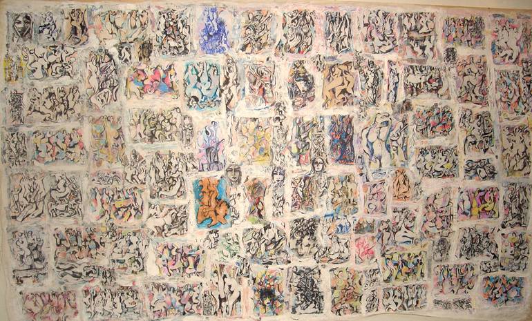 Original Abstract Expressionism Fantasy Paintings by Hasan Abdalla