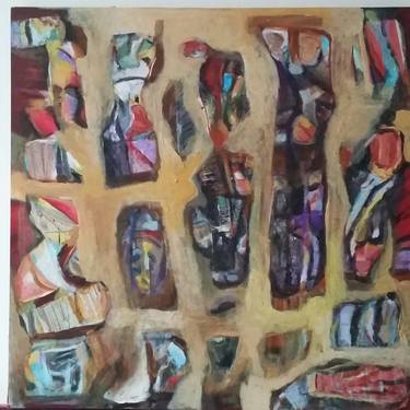 Original Abstract Expressionism Abstract Paintings by HASAN ABDALLA