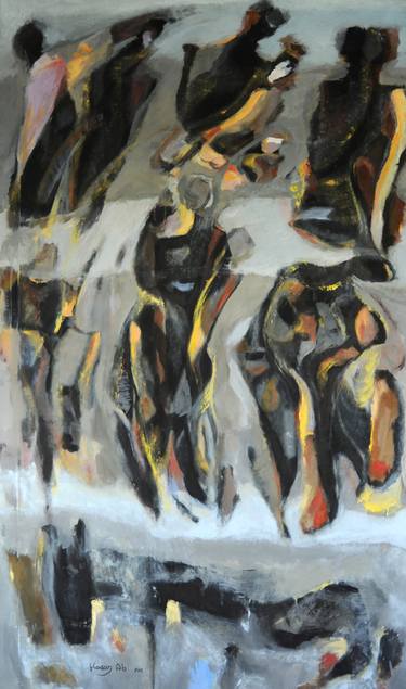 Original Abstract Expressionism Abstract Paintings by HASAN ABDALLA