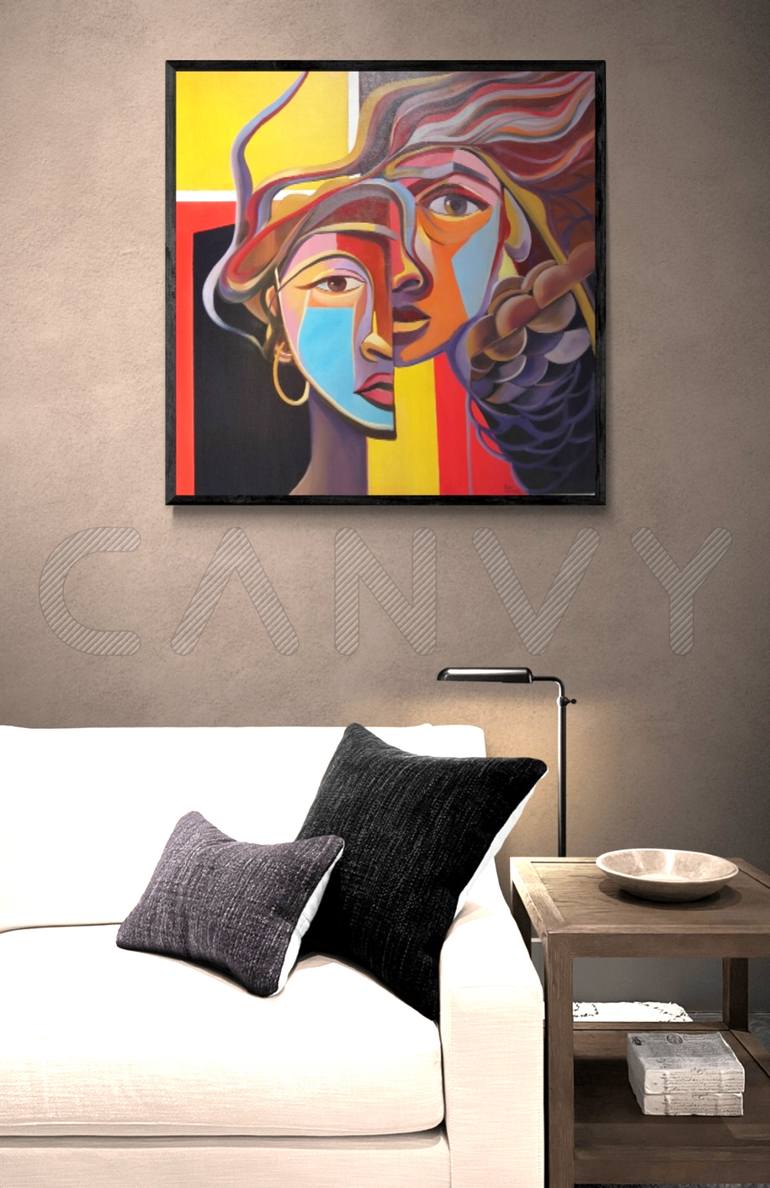 Original Figurative Fantasy Painting by Paula  Berteotti