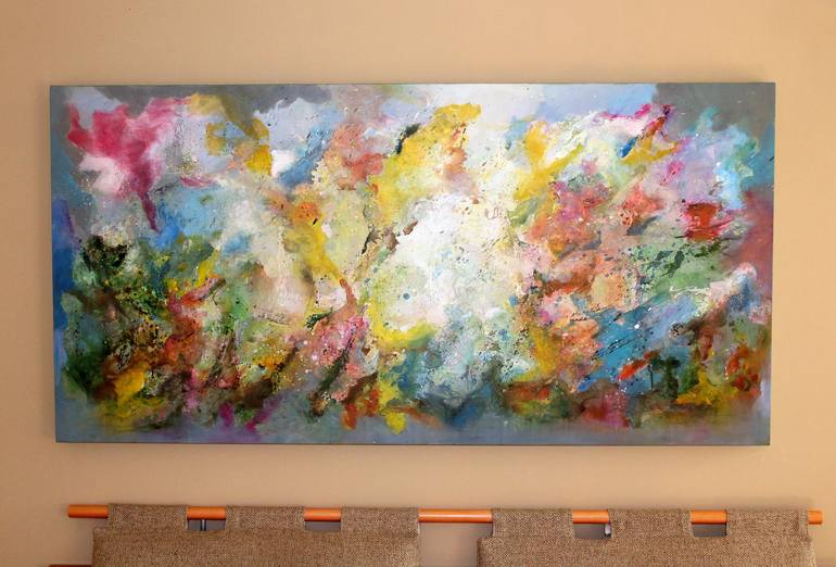 Original Expressionism Abstract Painting by Paula  Berteotti