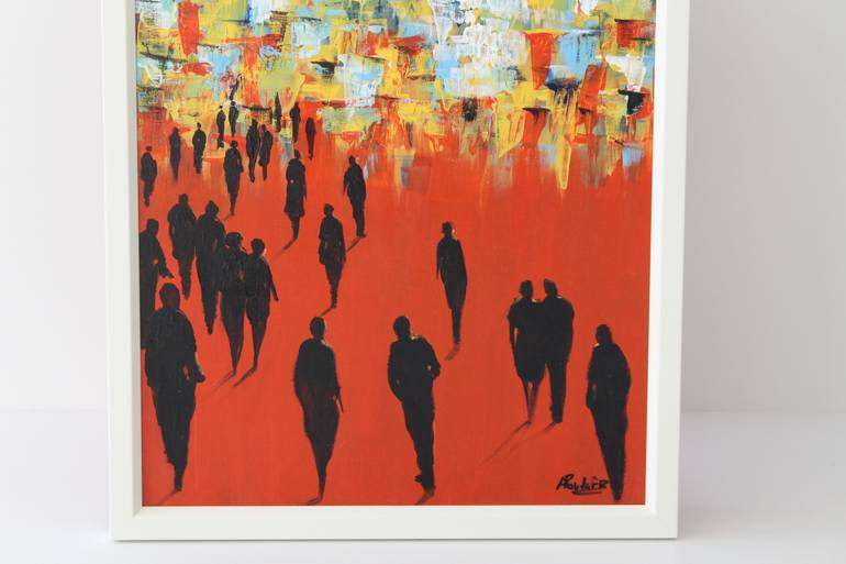 Original Abstract Expressionism Abstract Painting by Paula  Berteotti