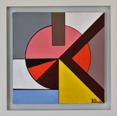 Original Expressionism Geometric Paintings by Paula Berteotti