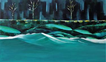 Original Abstract Water Paintings by Paula Berteotti