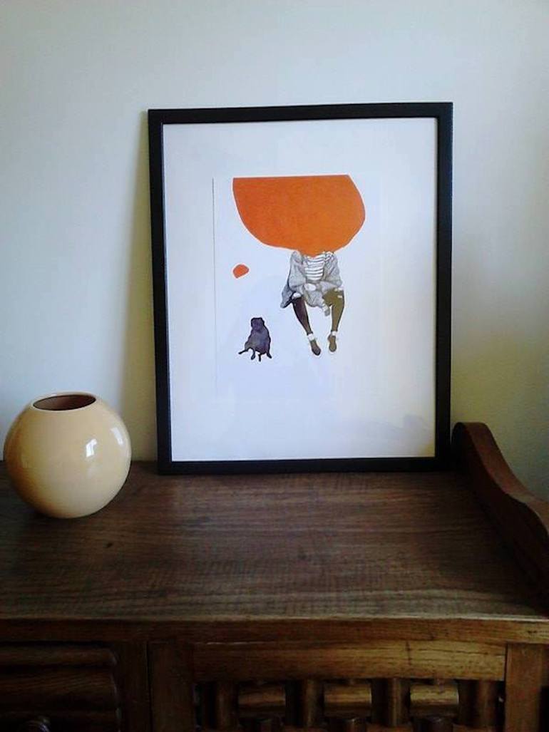 Original Figurative People Drawing by Karolina Kawa