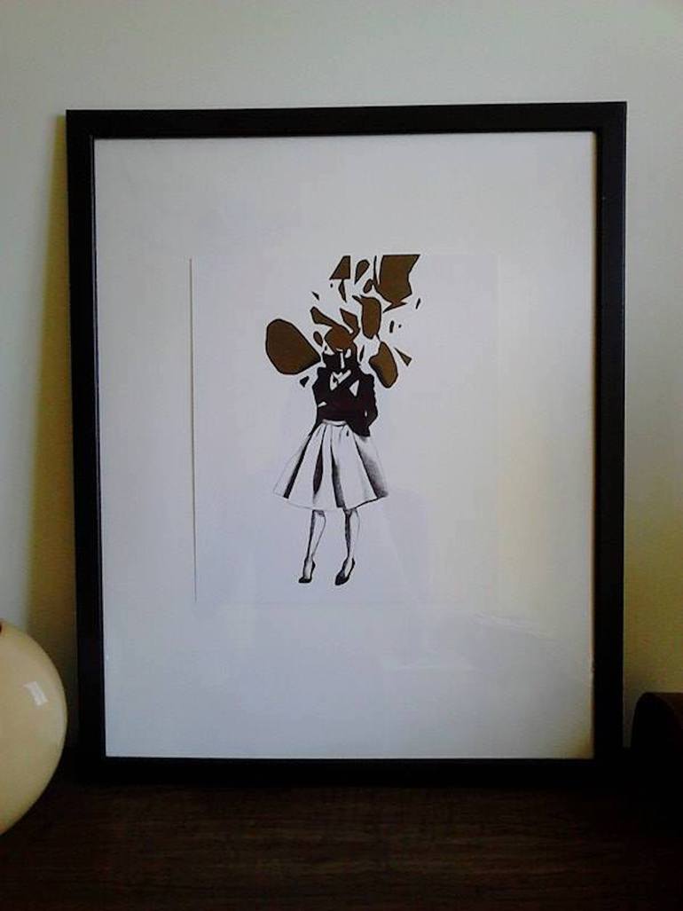 Original Figurative Fashion Drawing by Karolina Kawa