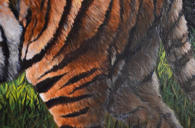 Original Photorealism Animal Painting by Djolan Captieux