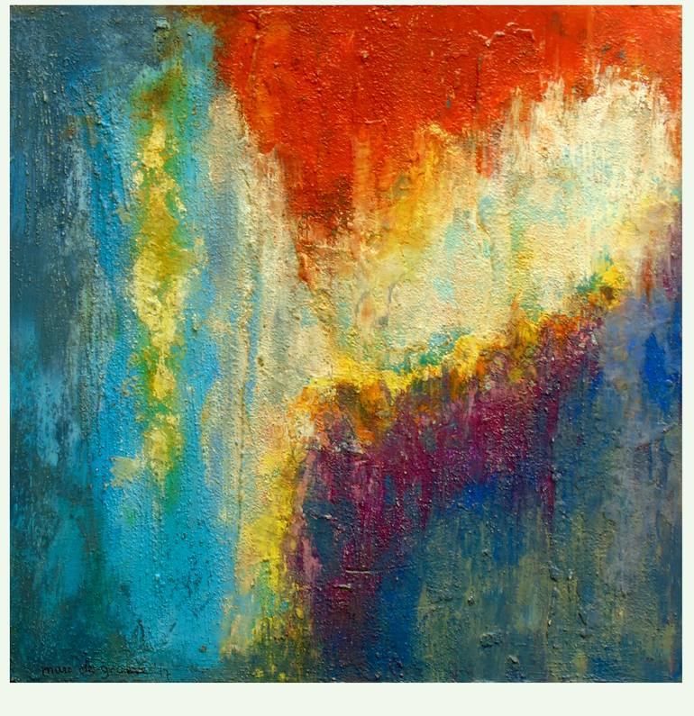 Abstract #124 Painting by Marc de Graeve | Saatchi Art