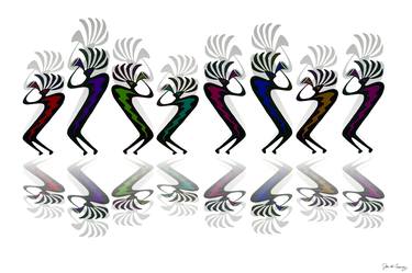 Jazzy Kokopelli Line Dance - Limited Edition 1 of 250 thumb