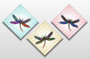 Dragonfly Triptych - Limited Edition 1 of 250 thumb