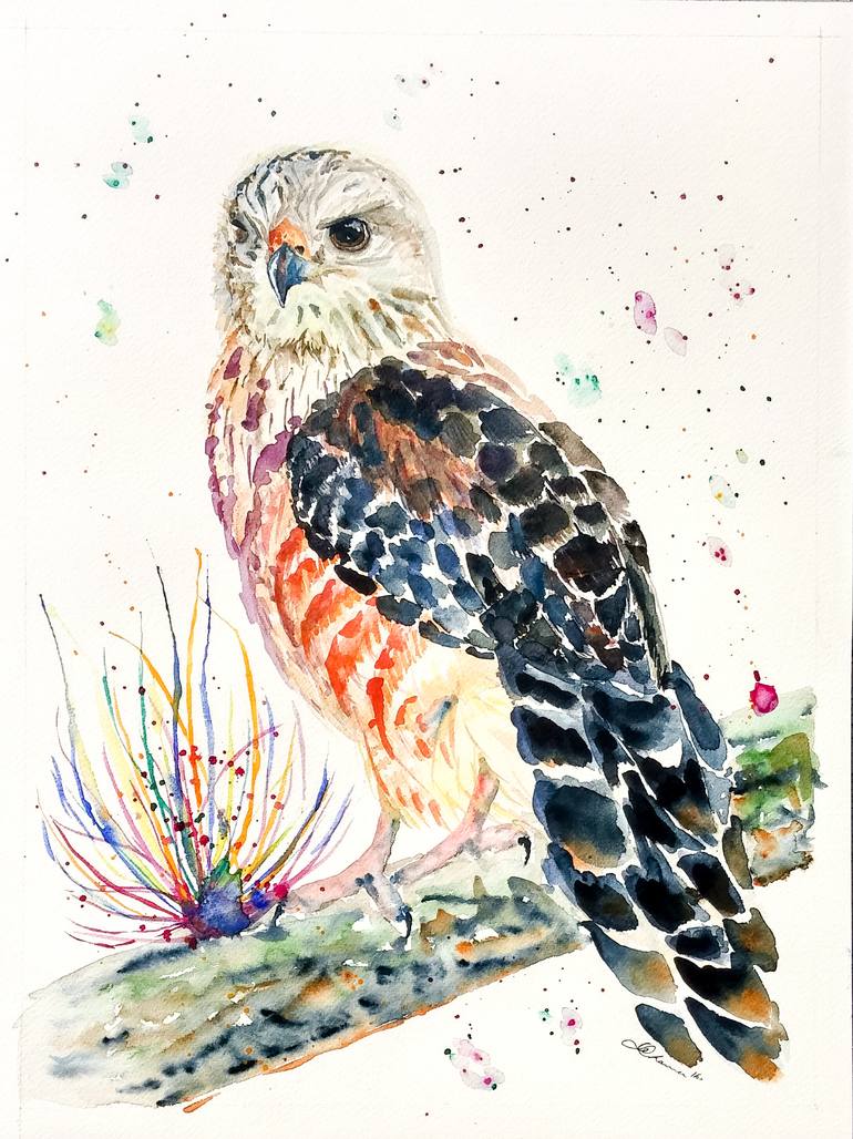 Hawk Painting