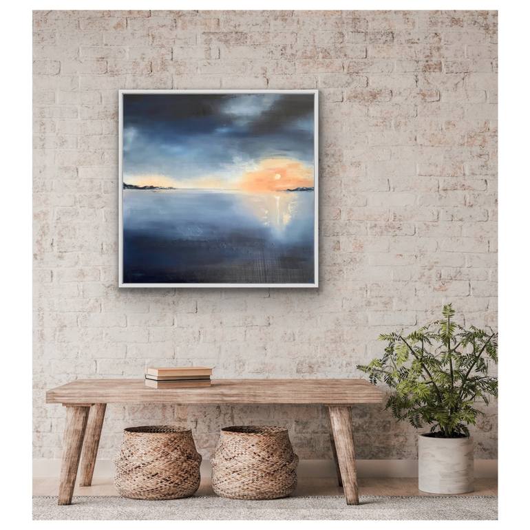 Original Contemporary Seascape Painting by Katrine P Funderud