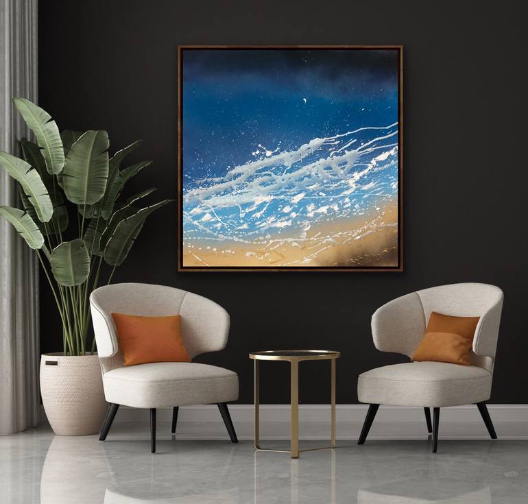 Original Contemporary Abstract Painting by Katrine P Funderud