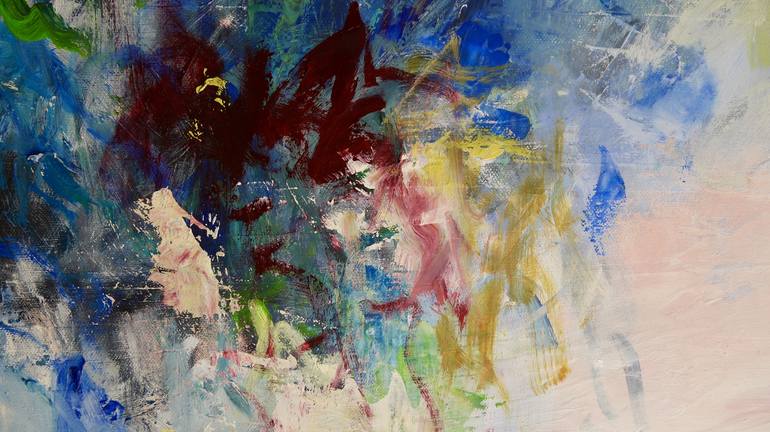 Original Abstract Expressionism Abstract Painting by Katrine P Funderud