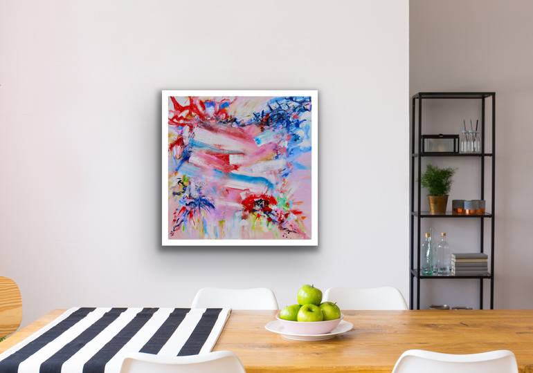 Original Abstract Painting by Katrine P Funderud