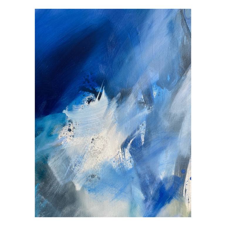 Original Abstract Painting by Katrine P Funderud