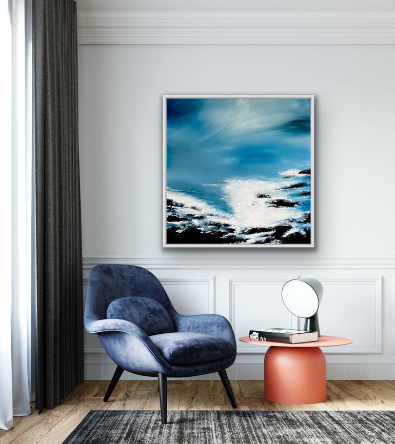 Original Abstract Painting by Katrine P Funderud