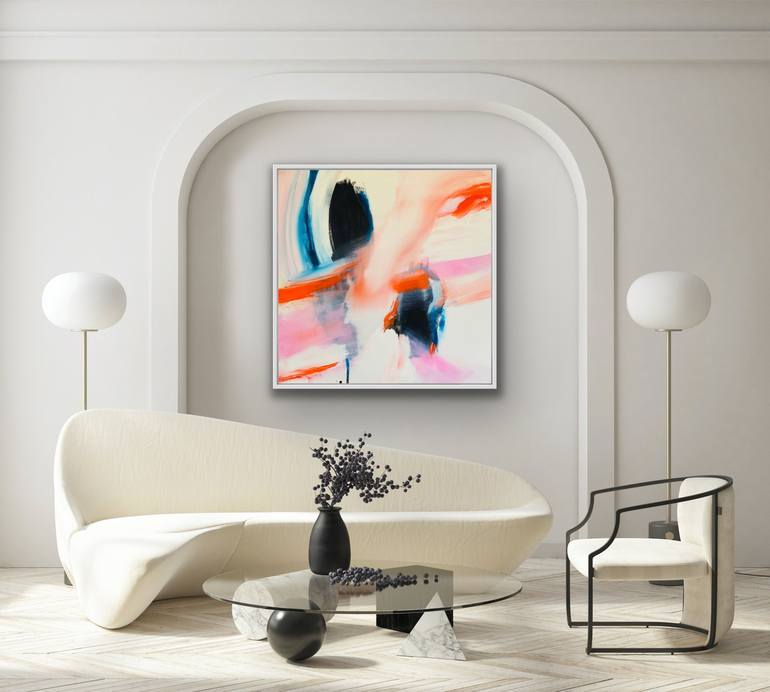 Original Abstract Expressionism Abstract Painting by Katrine P Funderud