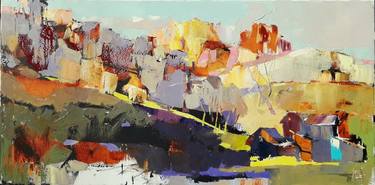 Print of Expressionism Landscape Paintings by Lesya Ros