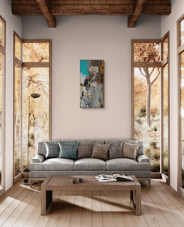 Original Impressionism Floral Painting by Lesya Ros