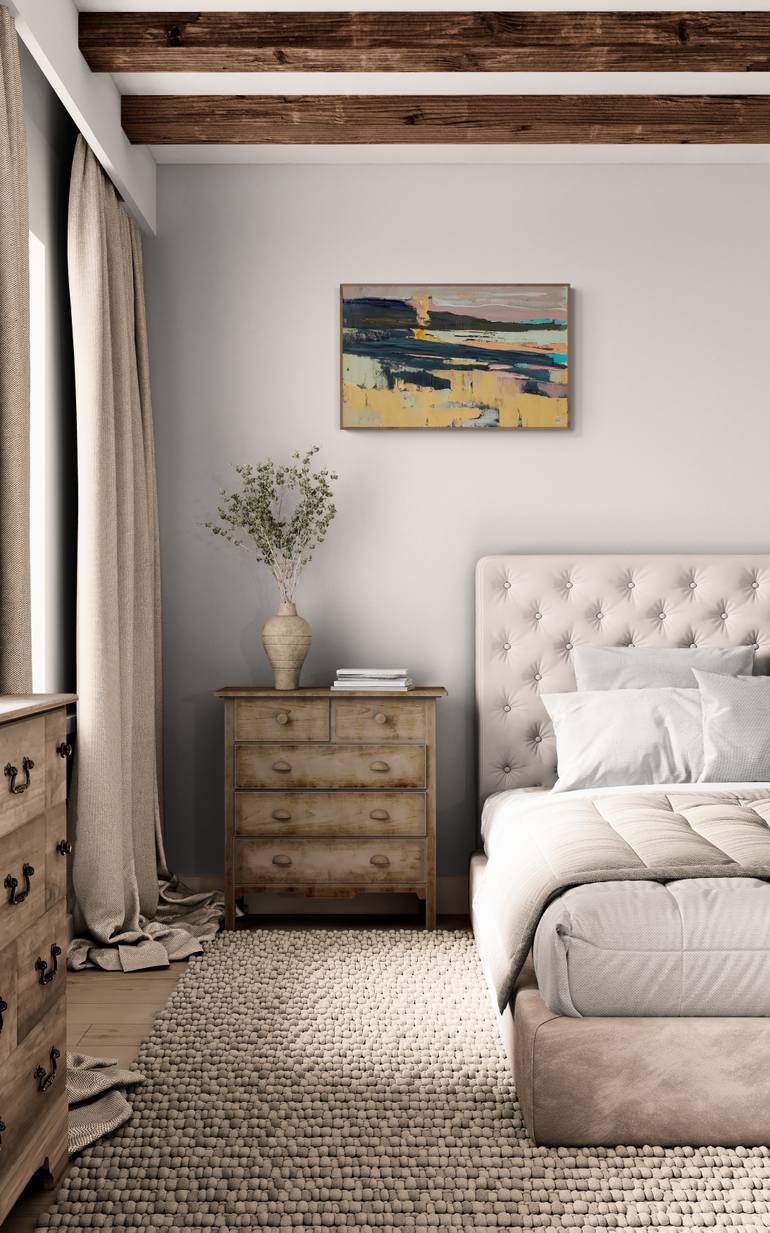 Original Expressionism Landscape Painting by Lesya Ros