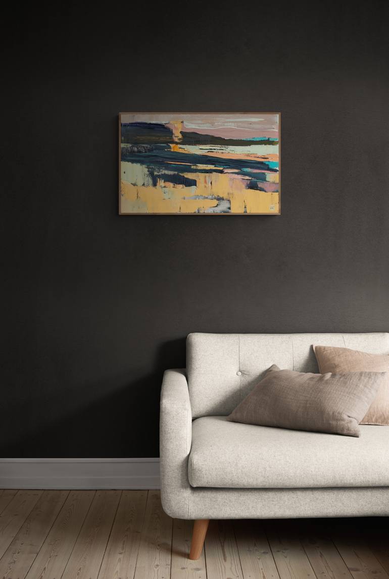 Original Expressionism Landscape Painting by Lesya Ros