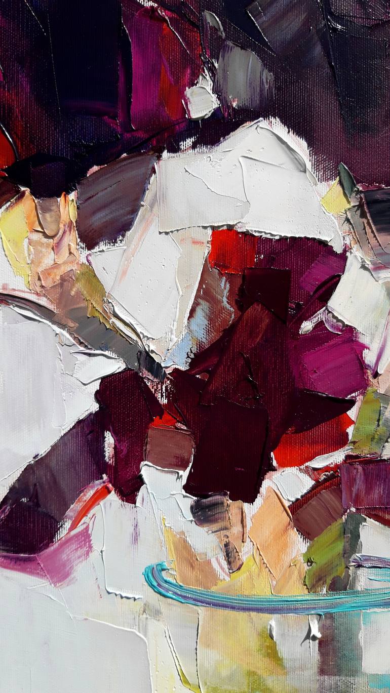 Original Contemporary Floral Painting by Lesya Ros