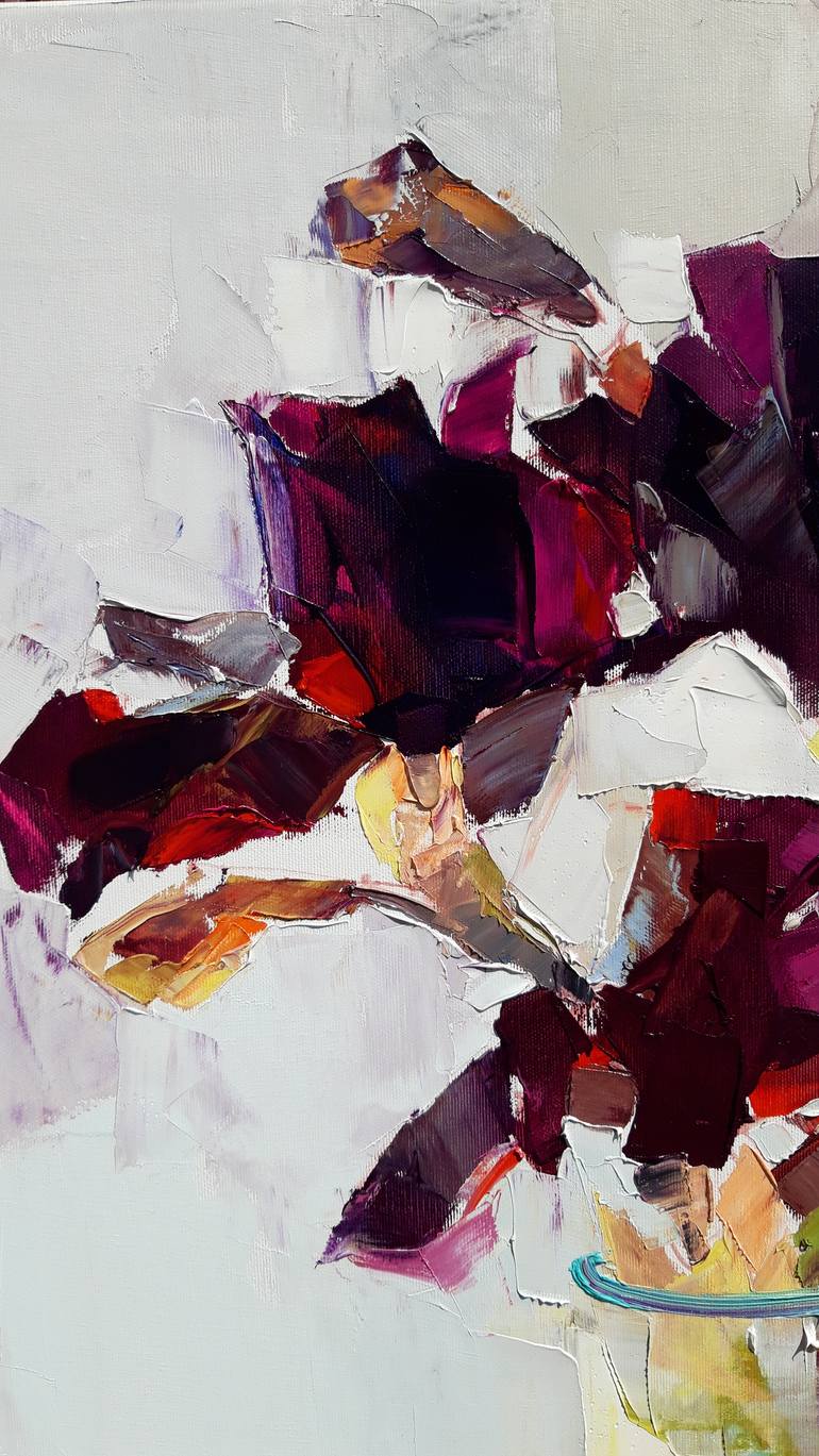 Original Contemporary Floral Painting by Lesya Ros