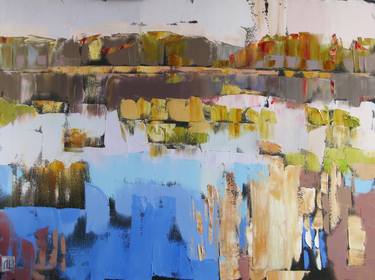 Print of Expressionism Landscape Paintings by Lesya Ros