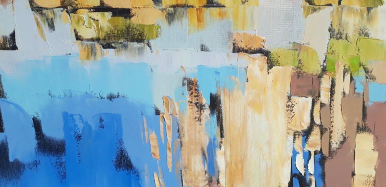 Original Expressionism Landscape Painting by Lesya Ros