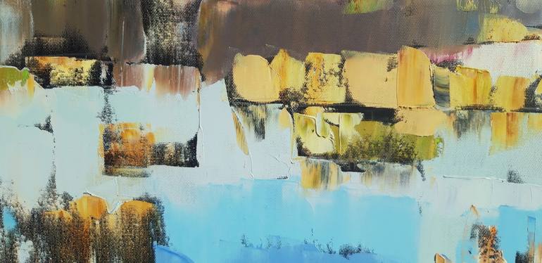 Original Expressionism Landscape Painting by Lesya Ros