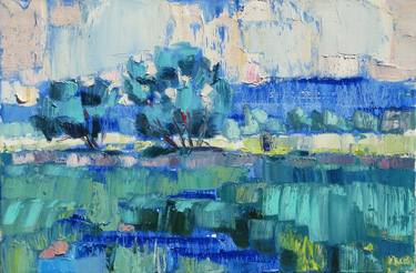 Original Impressionism Landscape Paintings by Lesya Ros