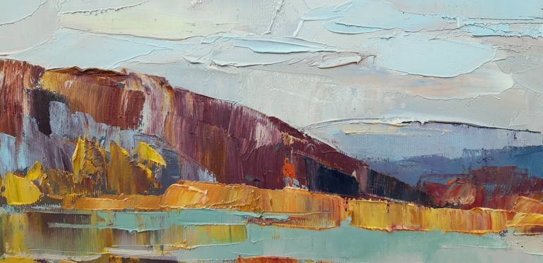 Original Impressionism Landscape Painting by Lesya Ros