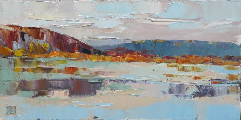 Original Impressionism Landscape Painting by Lesya Ros