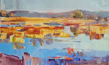 Original Impressionism Landscape Paintings by Lesya Ros
