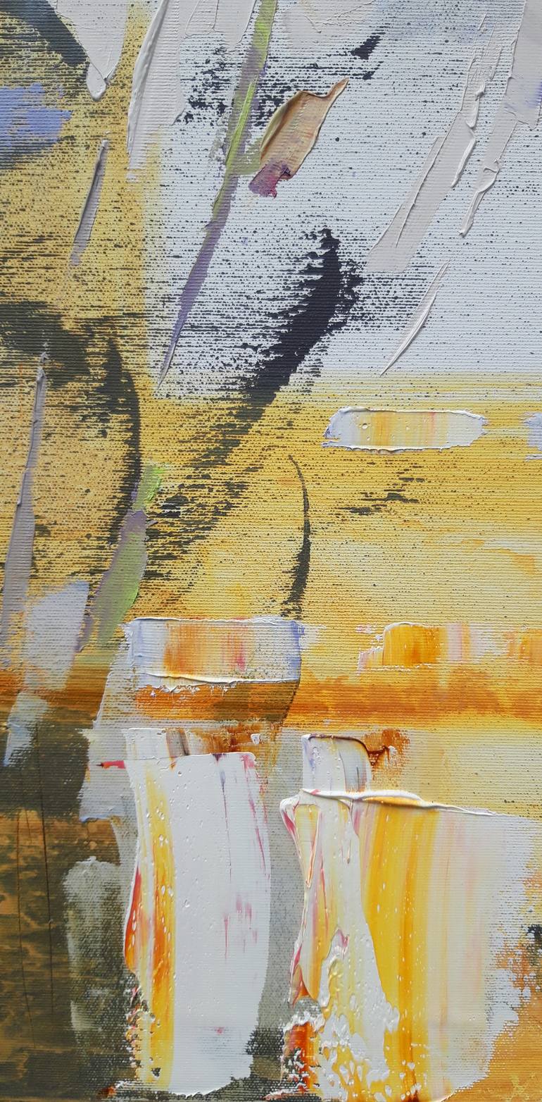 Original Impressionism Floral Painting by Lesya Ros