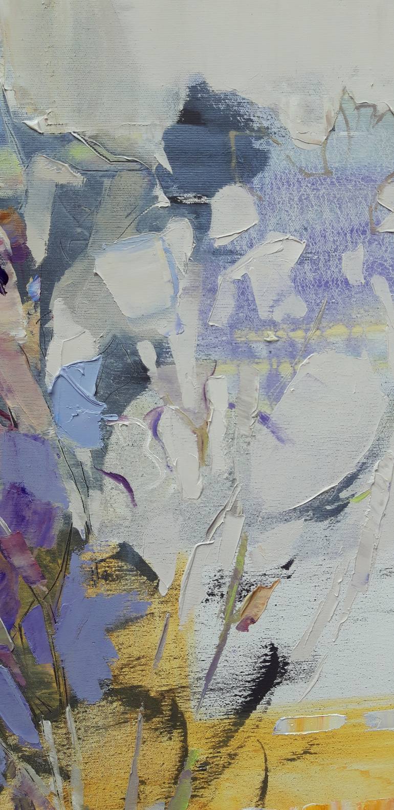 Original Impressionism Floral Painting by Lesya Ros