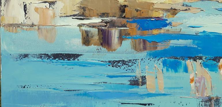 Original Impressionism Landscape Painting by Lesya Ros