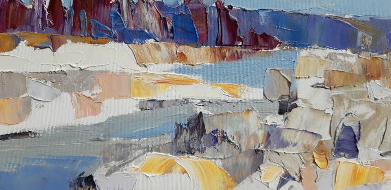 Original Impressionism Landscape Painting by Lesya Ros