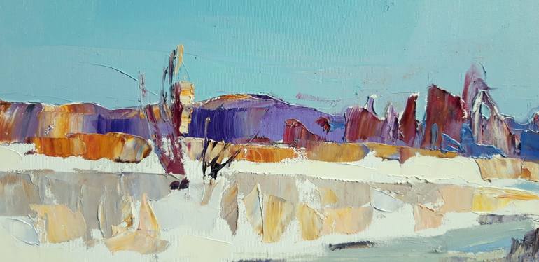 Original Impressionism Landscape Painting by Lesya Ros